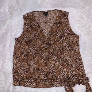 Cheetah print dress shirt !